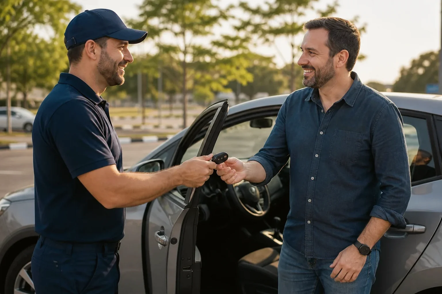 Chaveiro abrindo um carro em Itaituba com ferramentas especializadas.